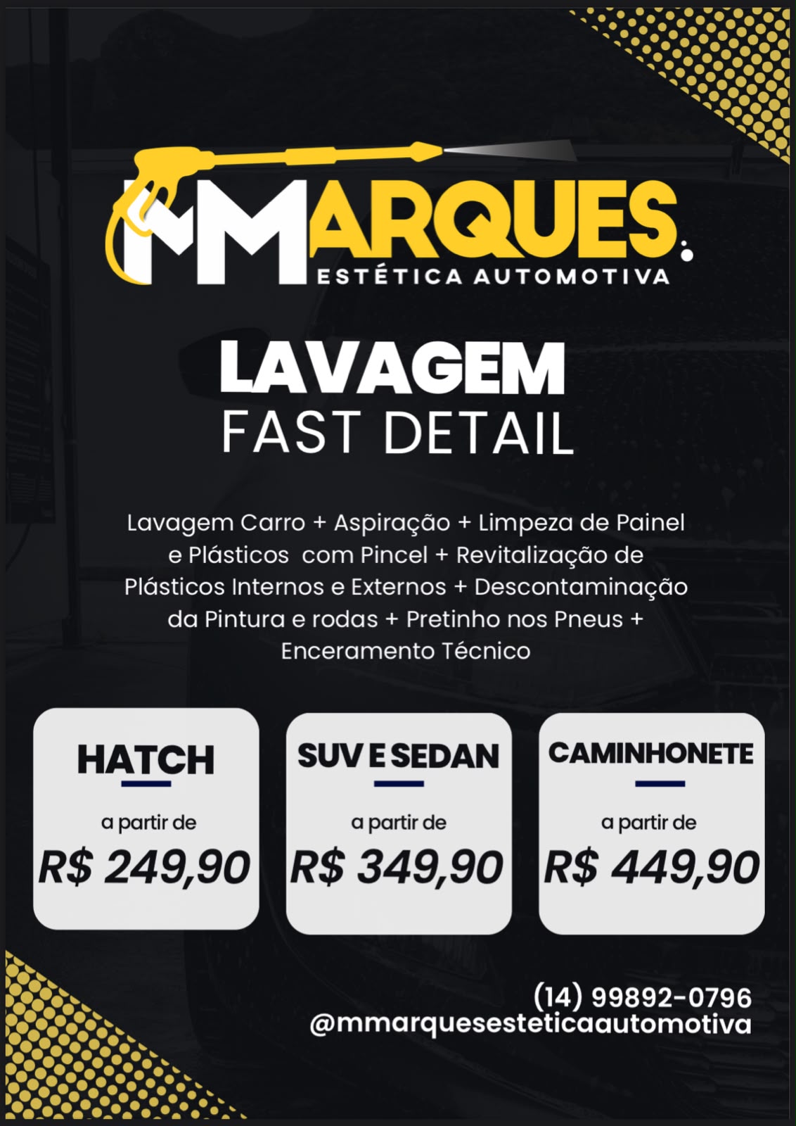 FAST DETAIL A PARTIR DE R$ 249,90