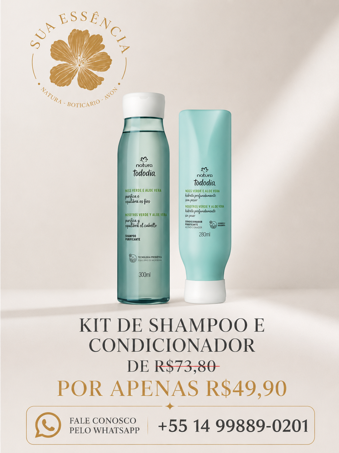 KIT SHAMPOO E CONDICIONADOR