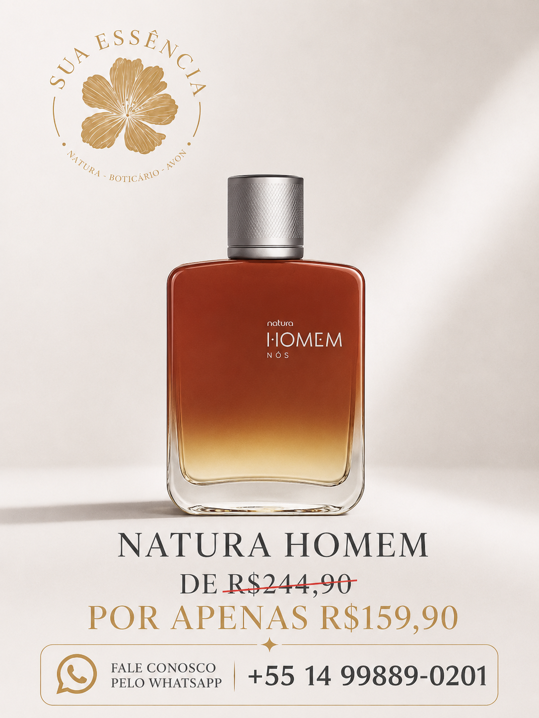 LINHA NATURA HOMEM 100 ML
